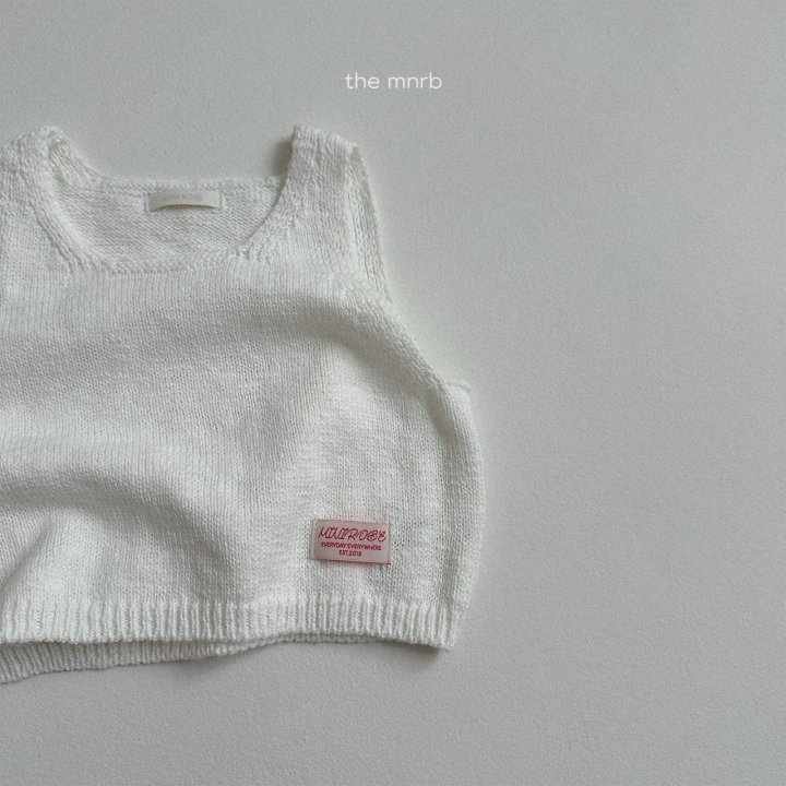 Mini Robe - Korean Baby Fashion - #babyfashion - Square Neck Vest - 7