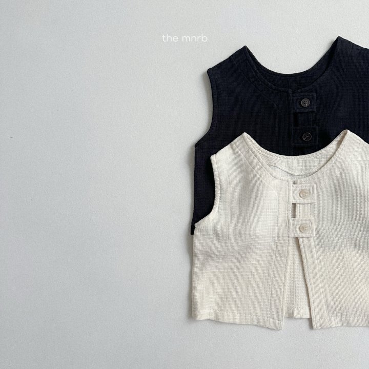 Mini Robe - Korean Baby Fashion - #babyfashion - Bread Vest - 5