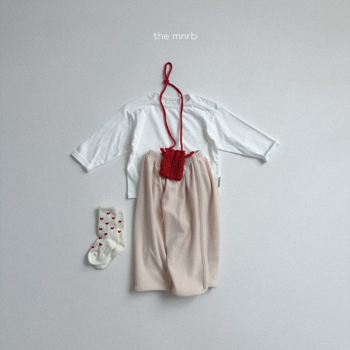 Mini Robe - Korean Baby Fashion - #babyfever - Line Washed Tee - 7