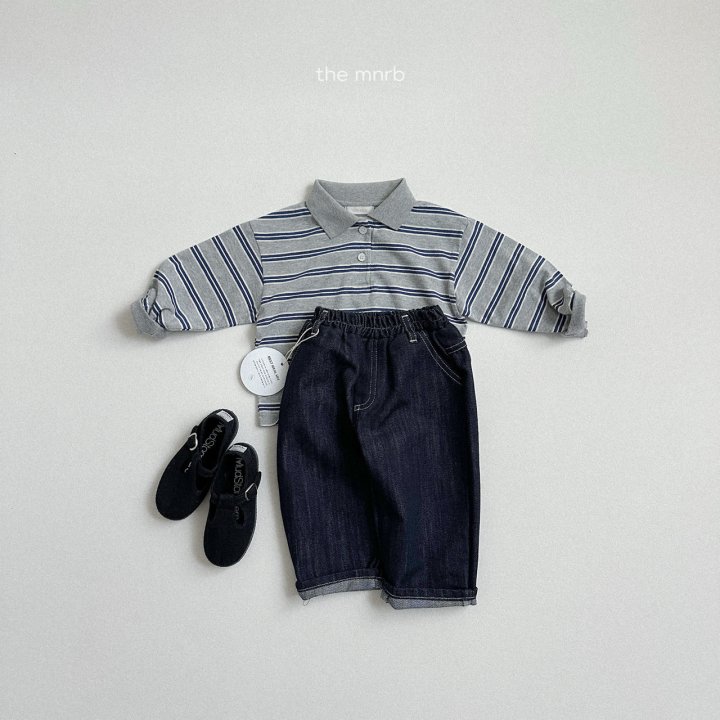 Mini Robe - Korean Baby Fashion - #babyfever - Vogue Collar Tee - 8