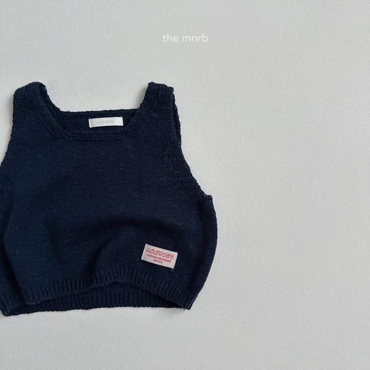 Mini Robe - Korean Baby Fashion - #babyfever - Square Neck Vest - 8