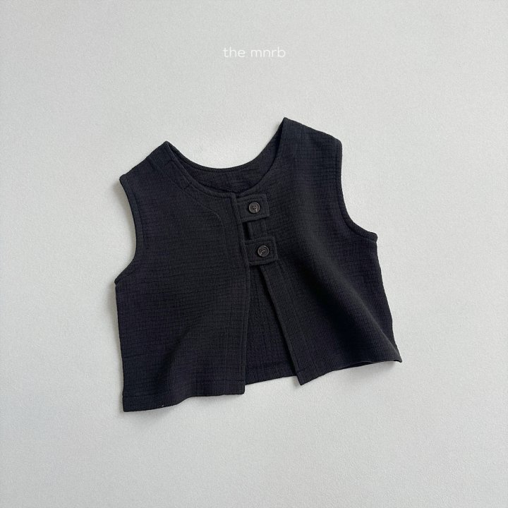 Mini Robe - Korean Baby Fashion - #babyfever - Bread Vest - 6
