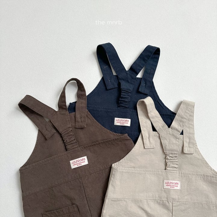 Mini Robe - Korean Baby Fashion - #babygirlfashion - Anne Cotton Overalls - 5