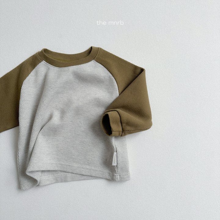 Mini Robe - Korean Baby Fashion - #babygirlfashion - Waffle Raglan Sweatshirt - 7