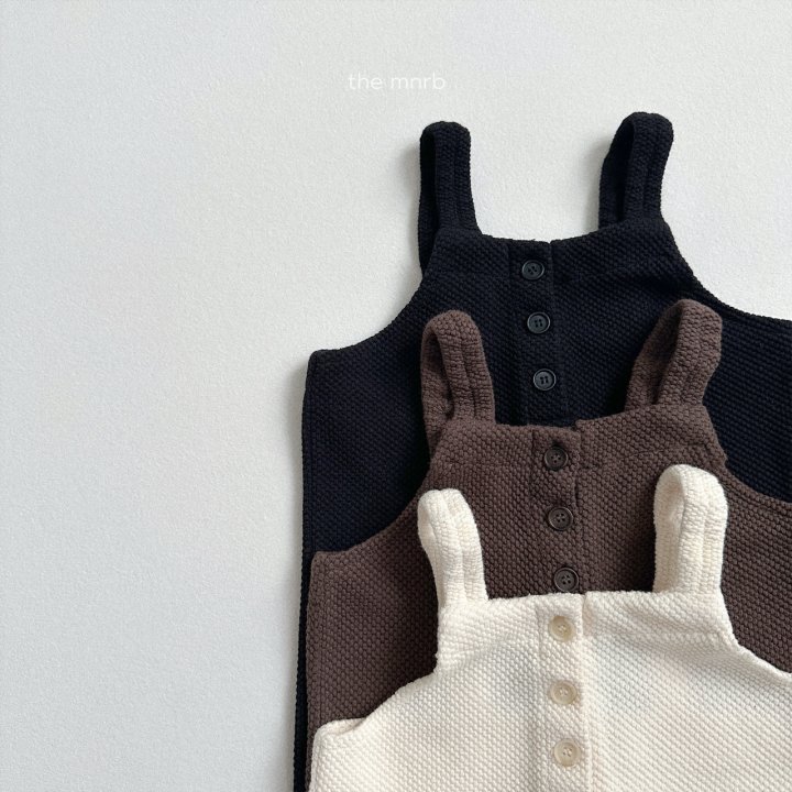 Mini Robe - Korean Baby Fashion - #babyfever - Curly Overall Jumpsuit - 4