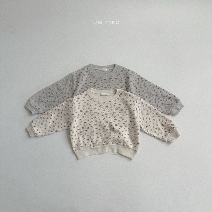 Mini Robe - Korean Baby Fashion - #babygirlfashion - Flower Sweatshirt