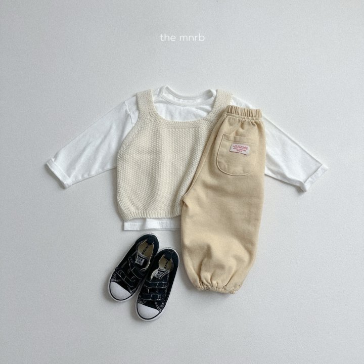 Mini Robe - Korean Baby Fashion - #babygirlfashion - Square Neck Vest - 9