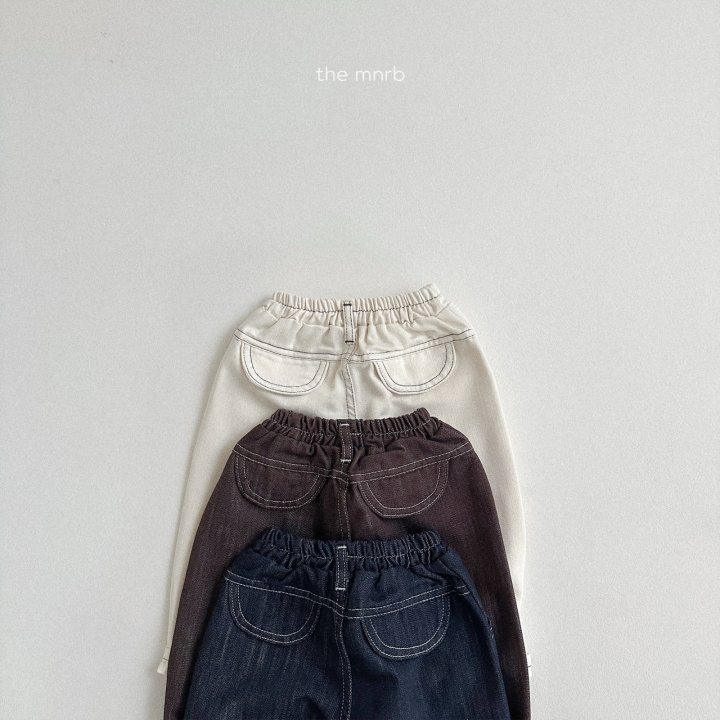 Mini Robe - Korean Baby Fashion - #babygirlfashion - Round Non-fade Denim Pants - 3