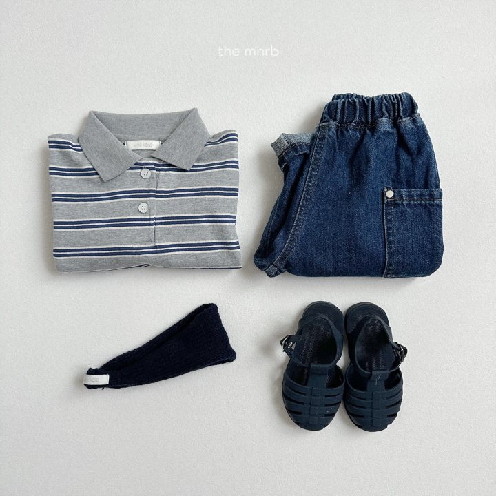 Mini Robe - Korean Baby Fashion - #babylifestyle - Vogue Collar Tee - 10