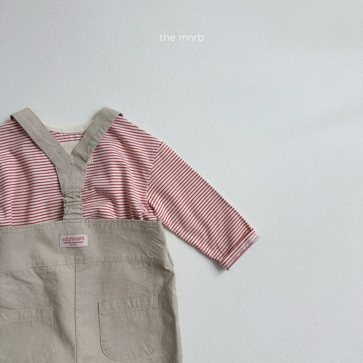 Mini Robe - Korean Baby Fashion - #babylifestyle - Cocoa Stripe Tee - 9