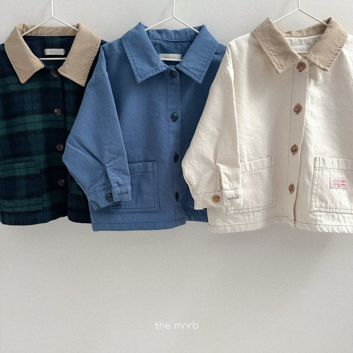 Mini Robe - Korean Baby Fashion - #babylifestyle - Color Block Work Jacket - 3