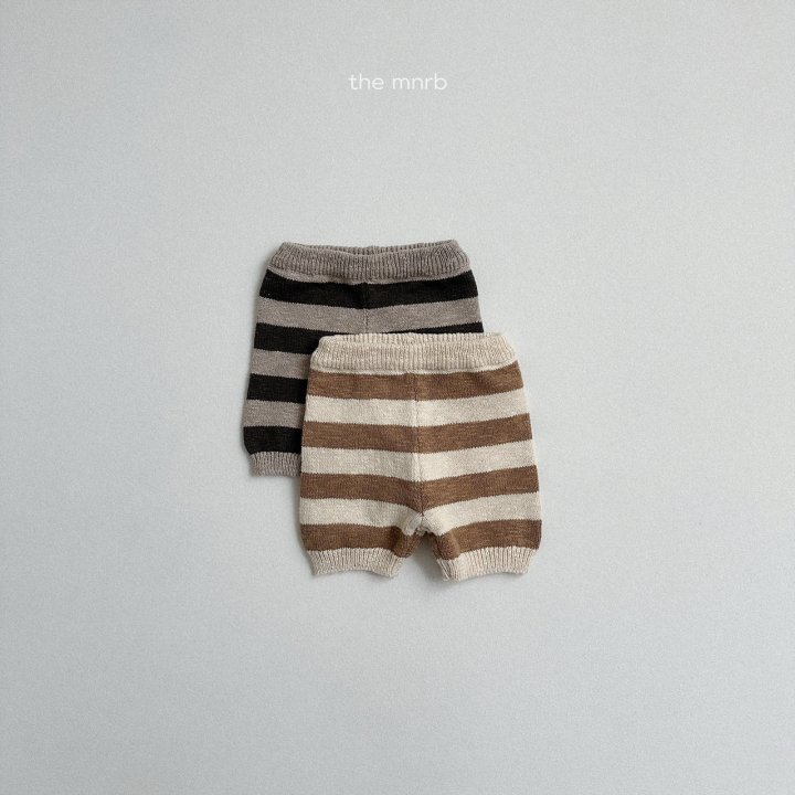 Mini Robe - Korean Baby Fashion - #babylifestyle - Striped Knit Pants - 5
