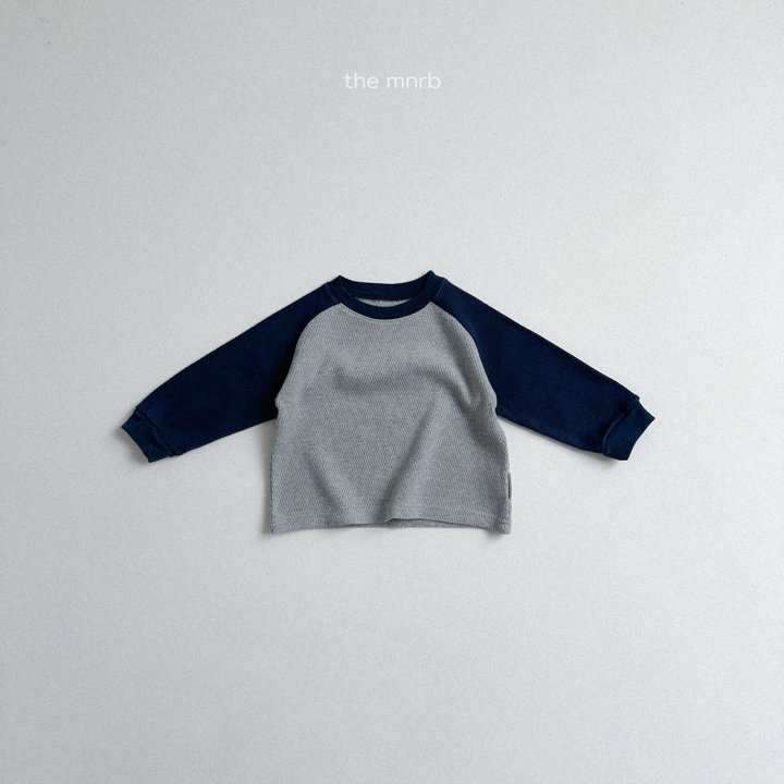 Mini Robe - Korean Baby Fashion - #babyoninstagram - Waffle Raglan Sweatshirt - 9