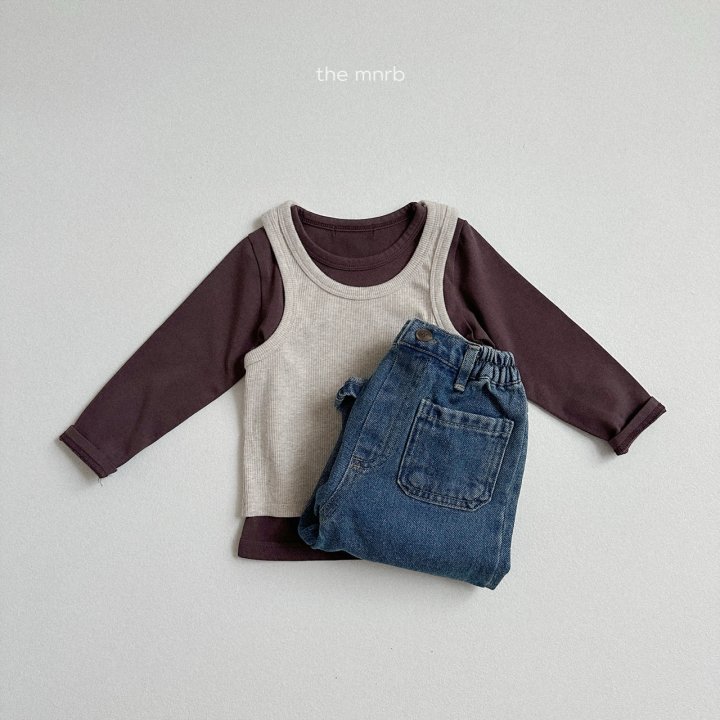 Mini Robe - Korean Baby Fashion - #babyoninstagram - Autumn Pocket Denim Pants - 10