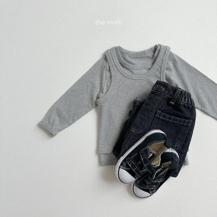 Mini Robe - Korean Baby Fashion - #babyootd - Layered Long Sleeve Tee - 12