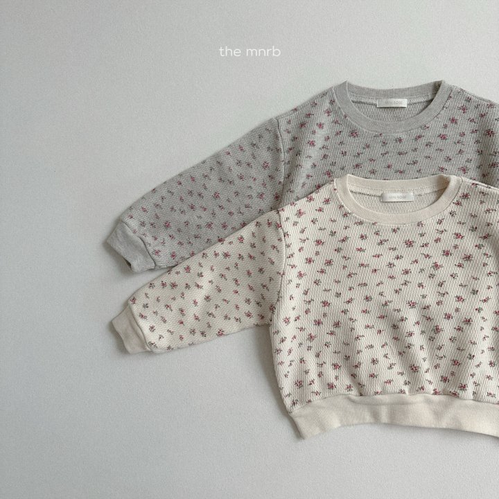 Mini Robe - Korean Baby Fashion - #babyoninstagram - Flower Sweatshirt - 4