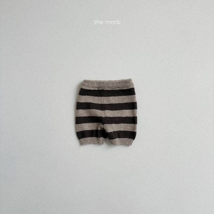 Mini Robe - Korean Baby Fashion - #babyootd - Striped Knit Pants - 7