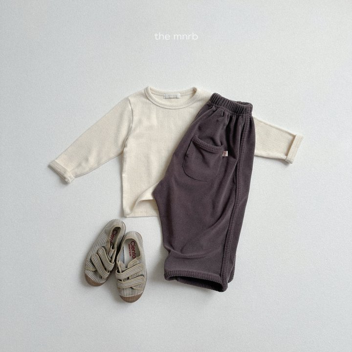 Mini Robe - Korean Baby Fashion - #babyoutfit - Dewy Terry Pants - 11