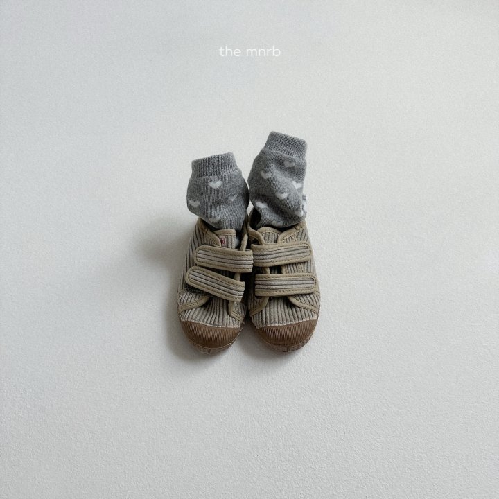 Mini Robe - Korean Baby Fashion - #babyoutfit - Heart Socks - 11