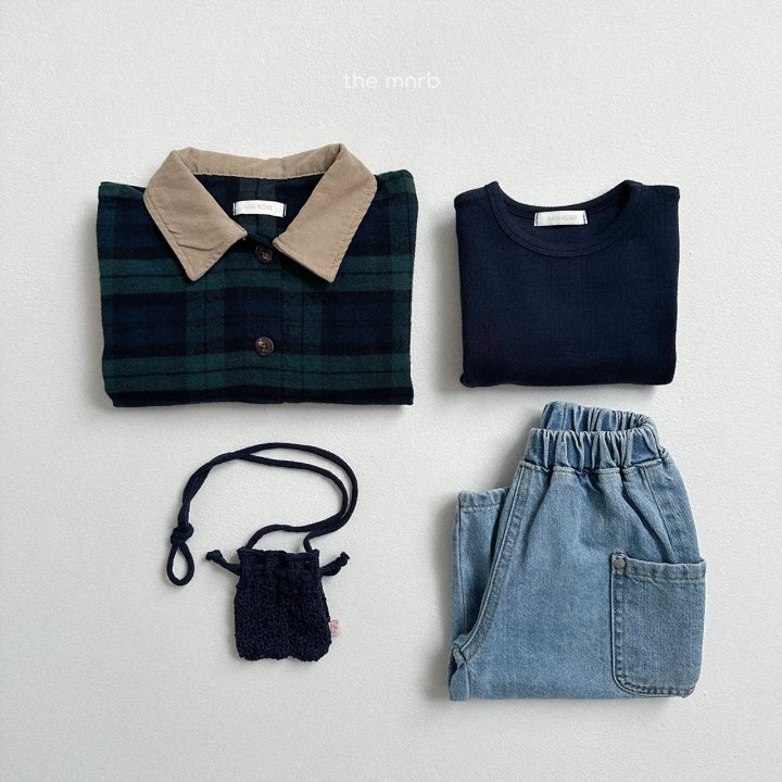 Mini Robe - Korean Baby Fashion - #babyoutfit - Side Denim Pants - 9