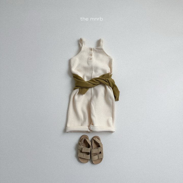 Mini Robe - Korean Baby Fashion - #babyoutfit - Curly Overall Jumpsuit - 8
