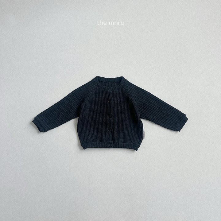 Mini Robe - Korean Baby Fashion - #babyoutfit - Butter Waffle Cardigan - 7