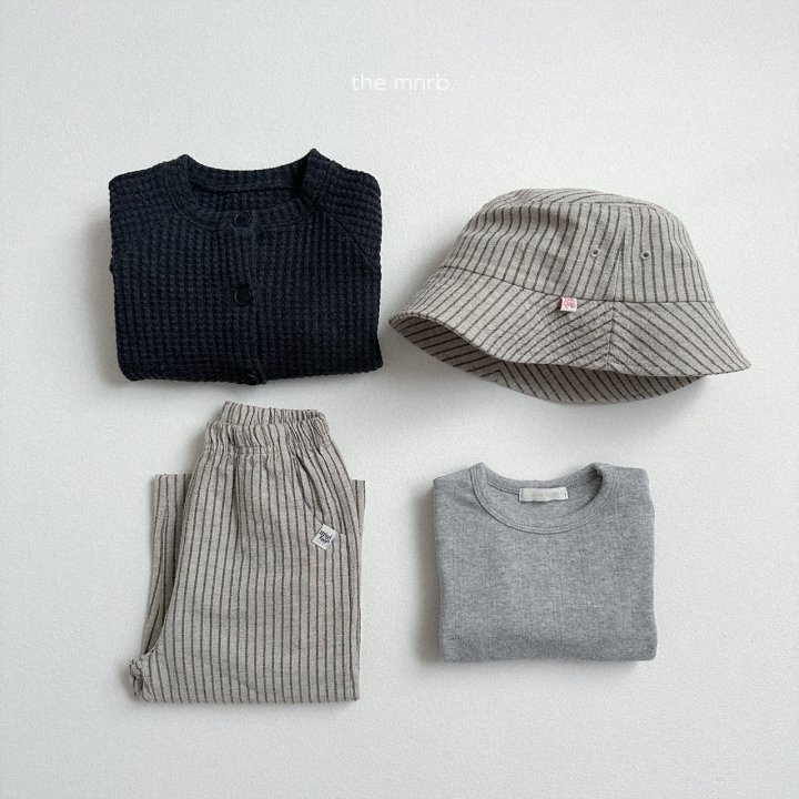 Mini Robe - Korean Baby Fashion - #babyoutfit - Butter Waffle Cardigan - 8