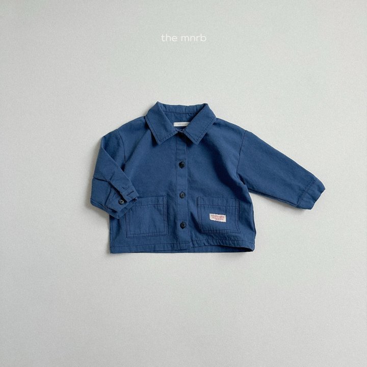 Mini Robe - Korean Baby Fashion - #babyoutfit - Color Block Work Jacket - 6