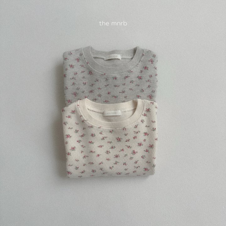 Mini Robe - Korean Baby Fashion - #babyoutfit - Flower Sweatshirt - 5