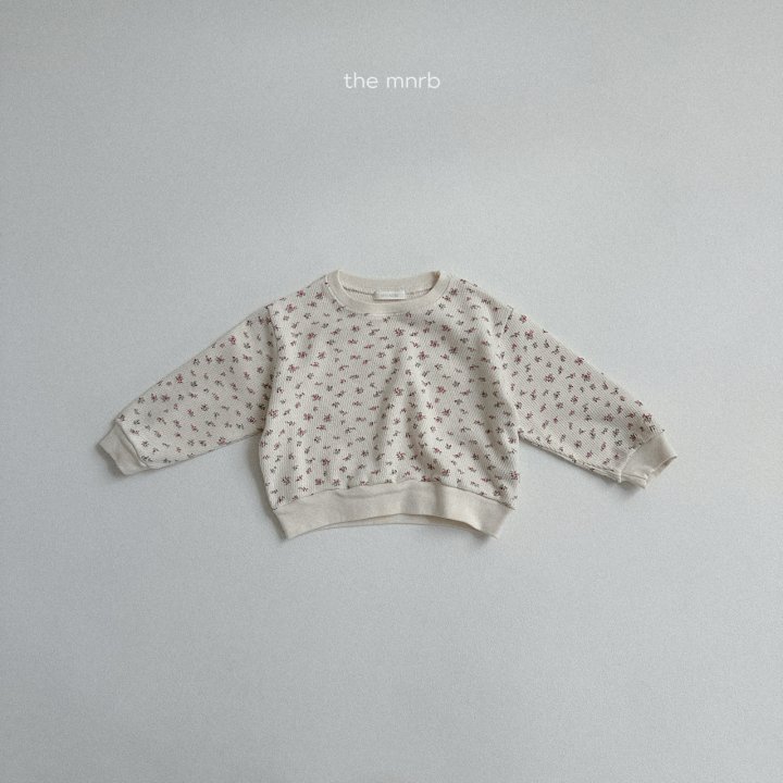 Mini Robe - Korean Baby Fashion - #babyoutfit - Flower Sweatshirt - 6
