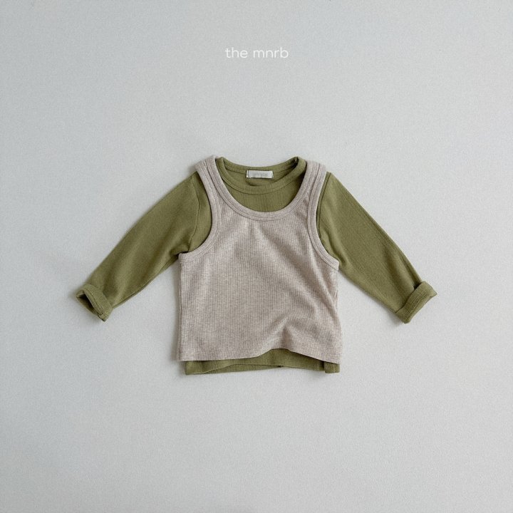 Mini Robe - Korean Baby Fashion - #babyoutfit - Tight Ribbed Sleeveless - 10