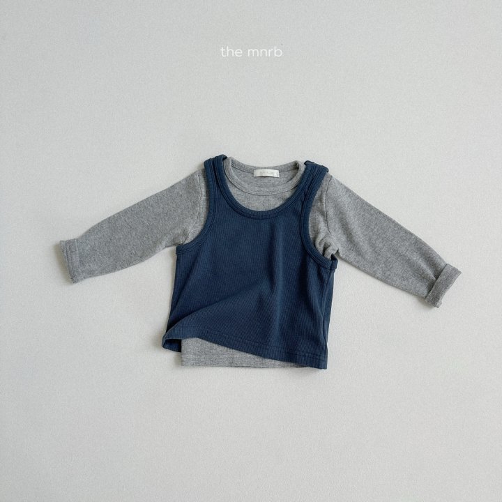Mini Robe - Korean Baby Fashion - #babyoutfit - Tight Ribbed Sleeveless - 9