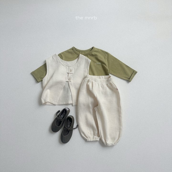 Mini Robe - Korean Baby Fashion - #babyoutfit - Bread Vest - 12