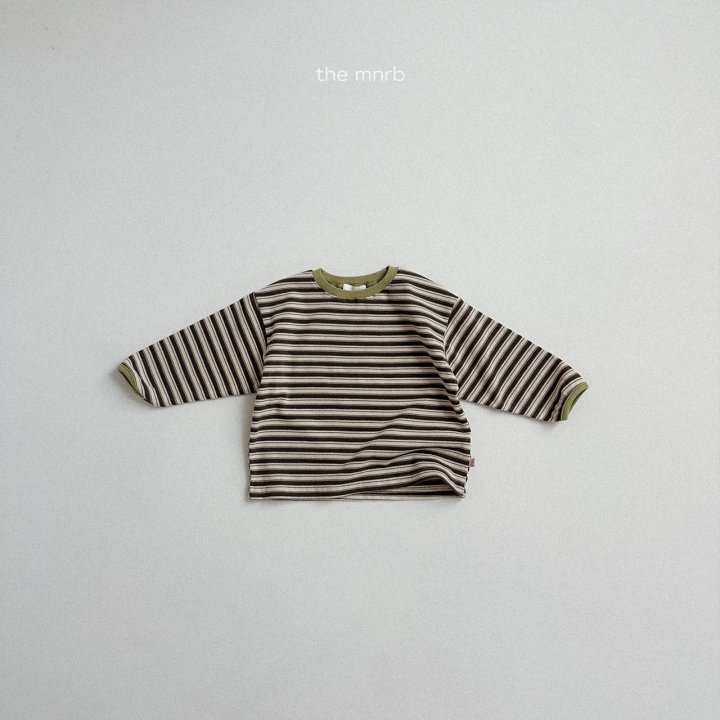 Mini Robe - Korean Baby Fashion - #babyoutfit - Olive Long Sleeve Tee - 9
