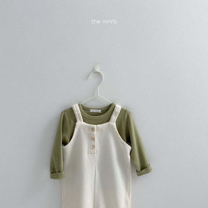Mini Robe - Korean Baby Fashion - #babywear - Curly Overall Jumpsuit - 10