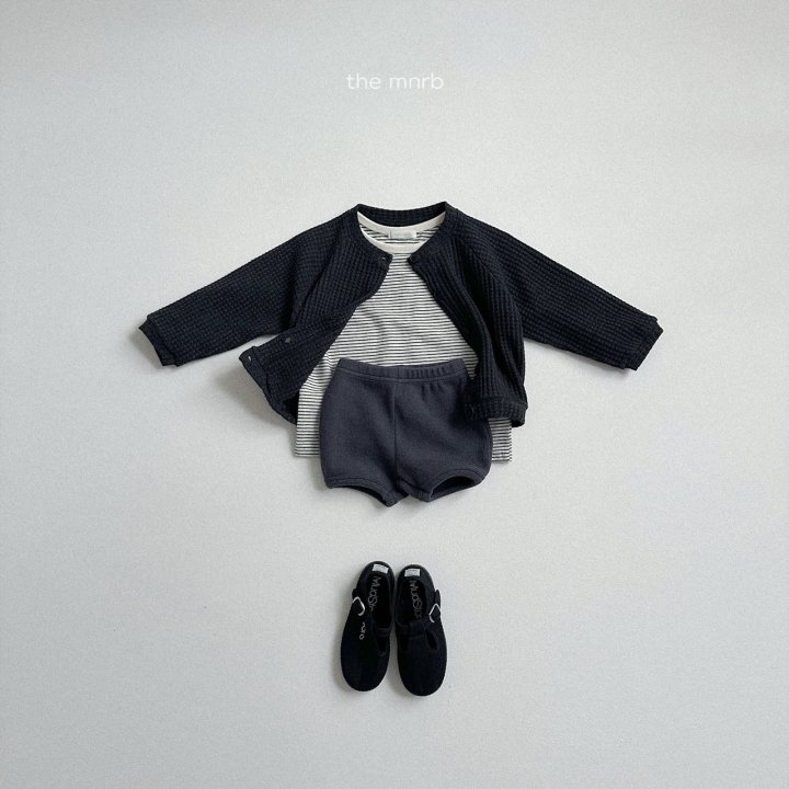 Mini Robe - Korean Baby Fashion - #babywear - Butter Waffle Cardigan - 9