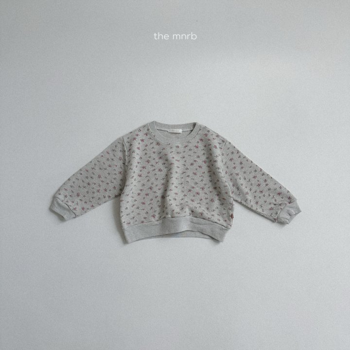 Mini Robe - Korean Baby Fashion - #babywear - Flower Sweatshirt - 7