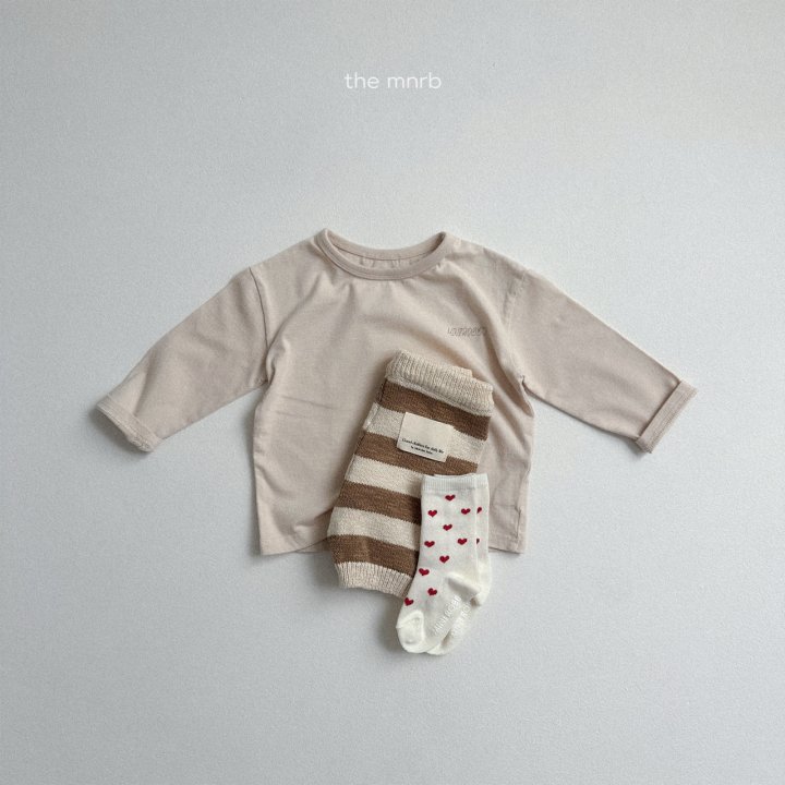 Mini Robe - Korean Baby Fashion - #babywear - Striped Knit Pants - 10