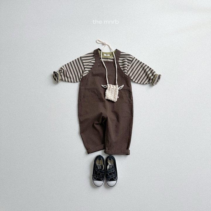 Mini Robe - Korean Baby Fashion - #onlinebabyboutique - Anne Cotton Overalls - 12