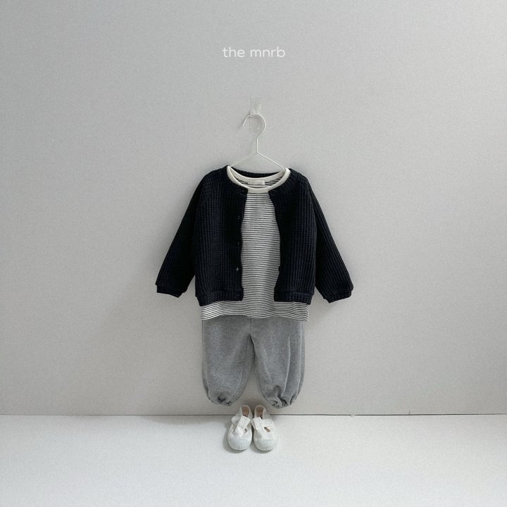 Mini Robe - Korean Baby Fashion - #onlinebabyboutique - Butter Waffle Cardigan - 10