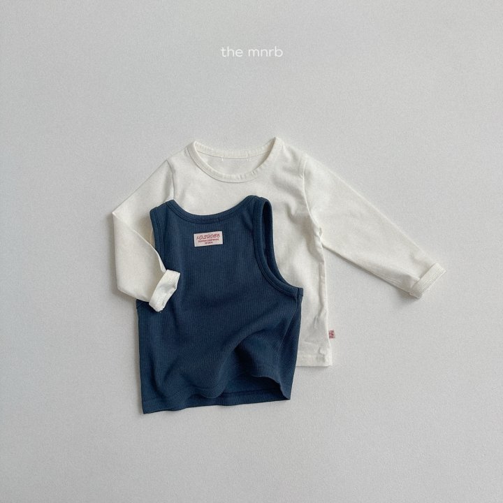 Mini Robe - Korean Baby Fashion - #onlinebabyboutique - Tight Ribbed Sleeveless - 12