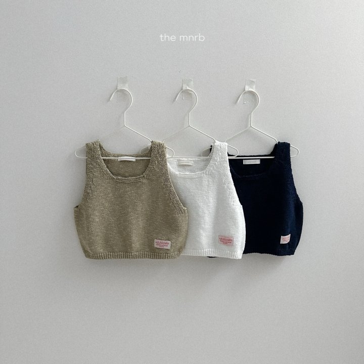Mini Robe - Korean Baby Fashion - #onlinebabyboutique - Square Neck Vest