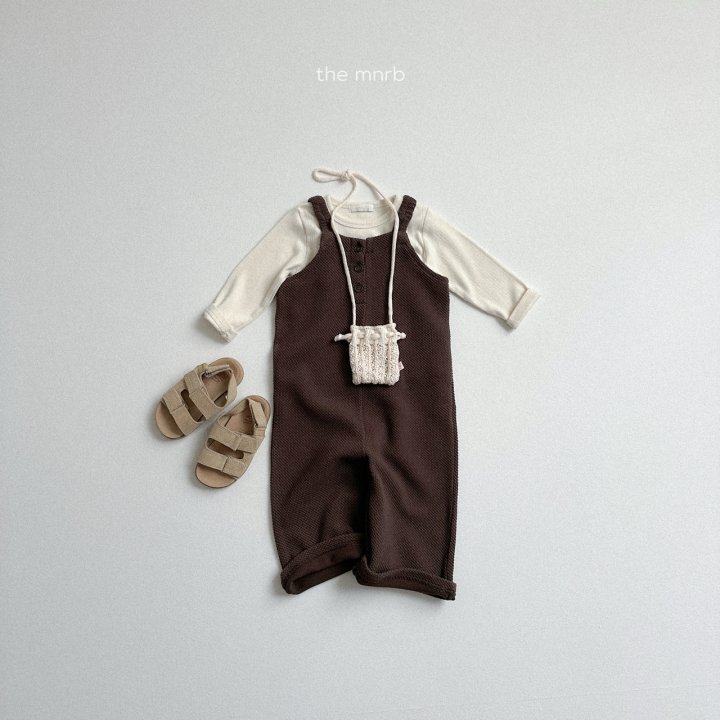 Mini Robe - Korean Baby Fashion - #onlinebabyshop - Curly Overall Jumpsuit - 12