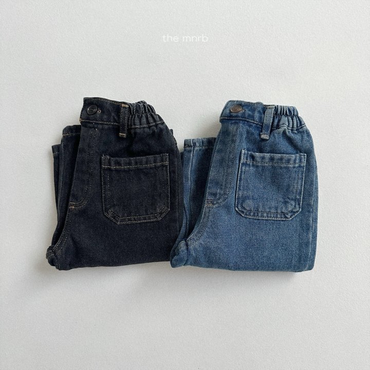 Mini Robe - Korean Baby Fashion - #onlinebabyshop - Autumn Pocket Denim Pants