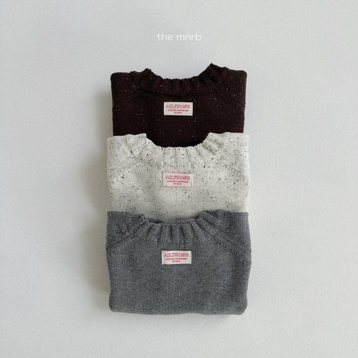 Mini Robe - Korean Baby Fashion - #smilingbaby - Cookies Cream Knit - 5