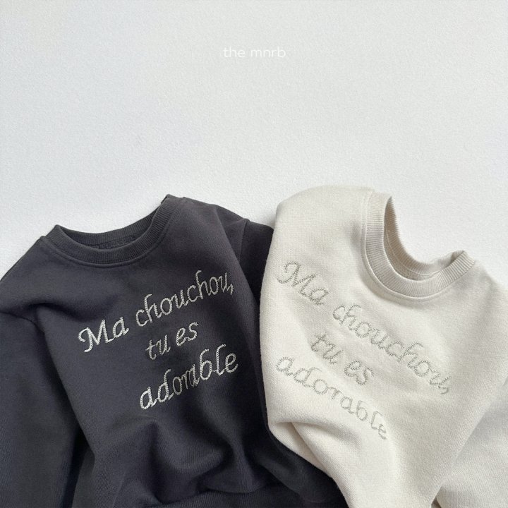 Mini Robe - Korean Baby Fashion - #onlinebabyshop - France Sweatshirt - 4