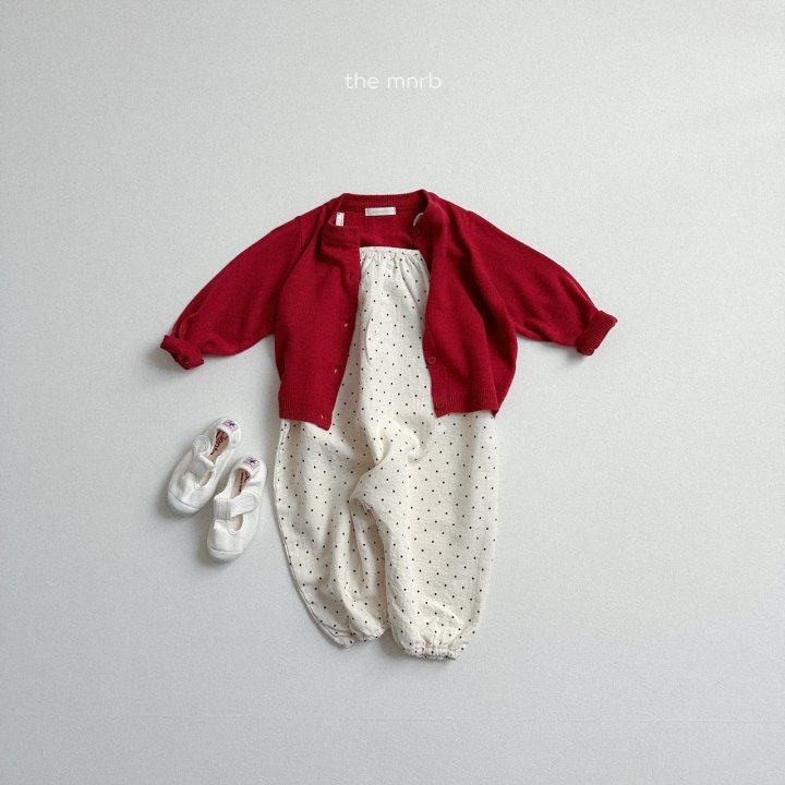Mini Robe - Korean Baby Fashion - #smilingbaby - Pom-Pom Jumpsuit - 10