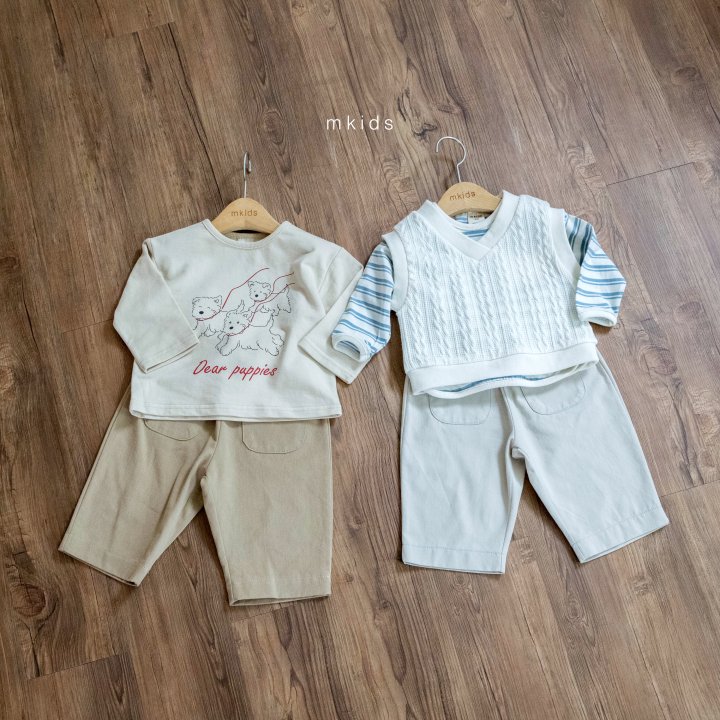 Mkids - Korean Baby Fashion - #babyboutique - Tomi Knit Vest - 10