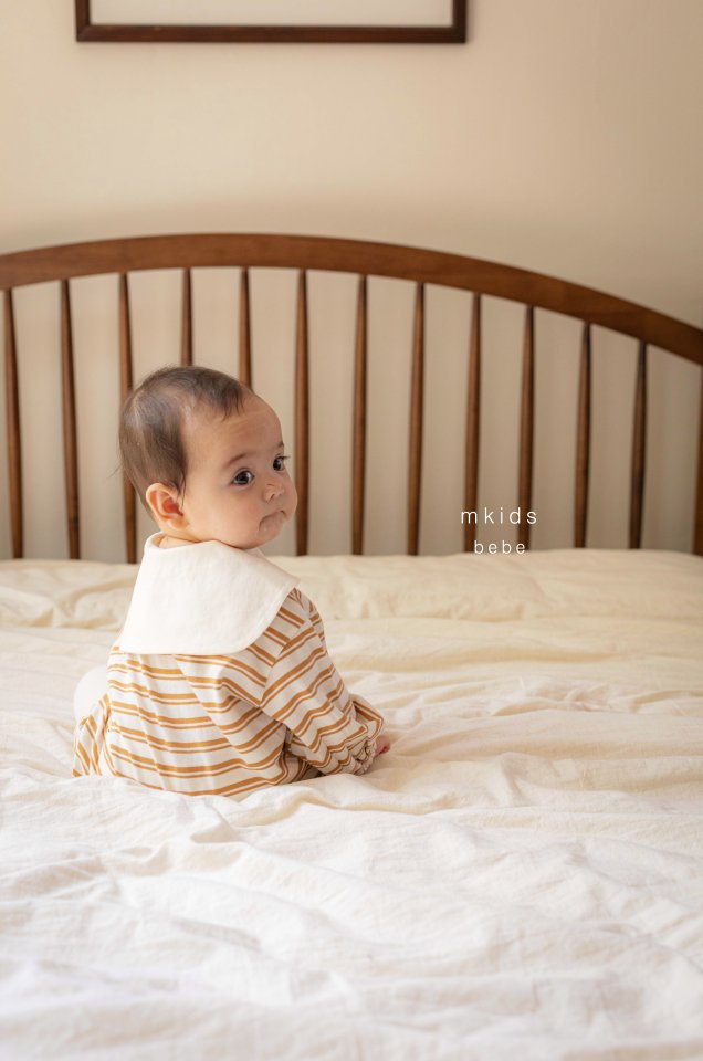 Mkids - Korean Baby Fashion - #babyboutique - Bear Stripe Suit - 8