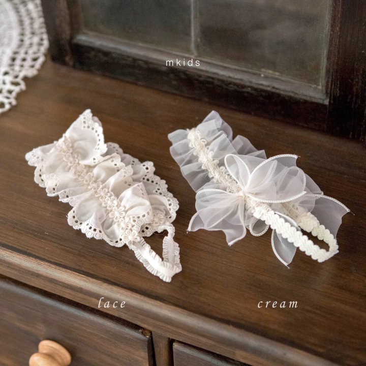 Mkids - Korean Baby Fashion - #babyboutique - Cecile Lace Hairband - 2